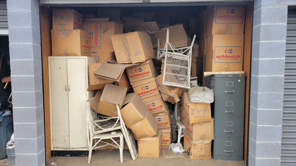 storage unit clean out